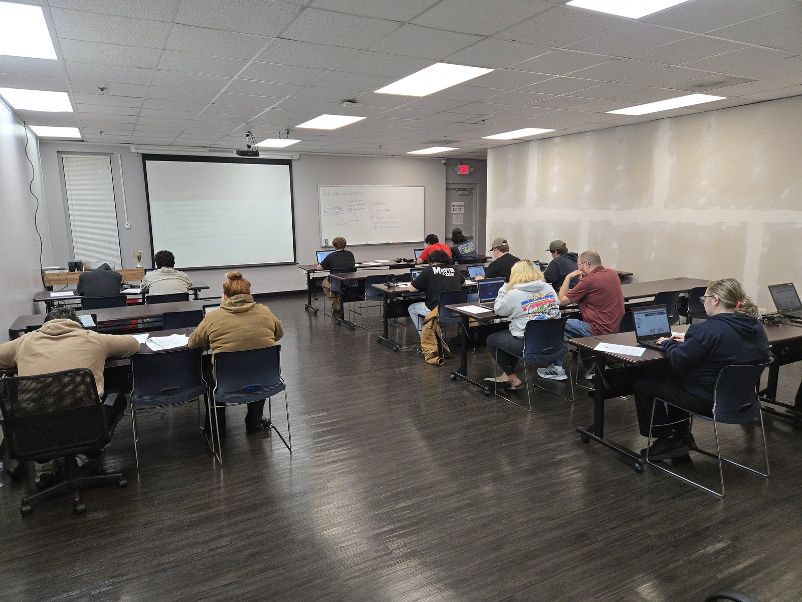 Tech 4 All Tennessee participants learning in a hands-on classroom