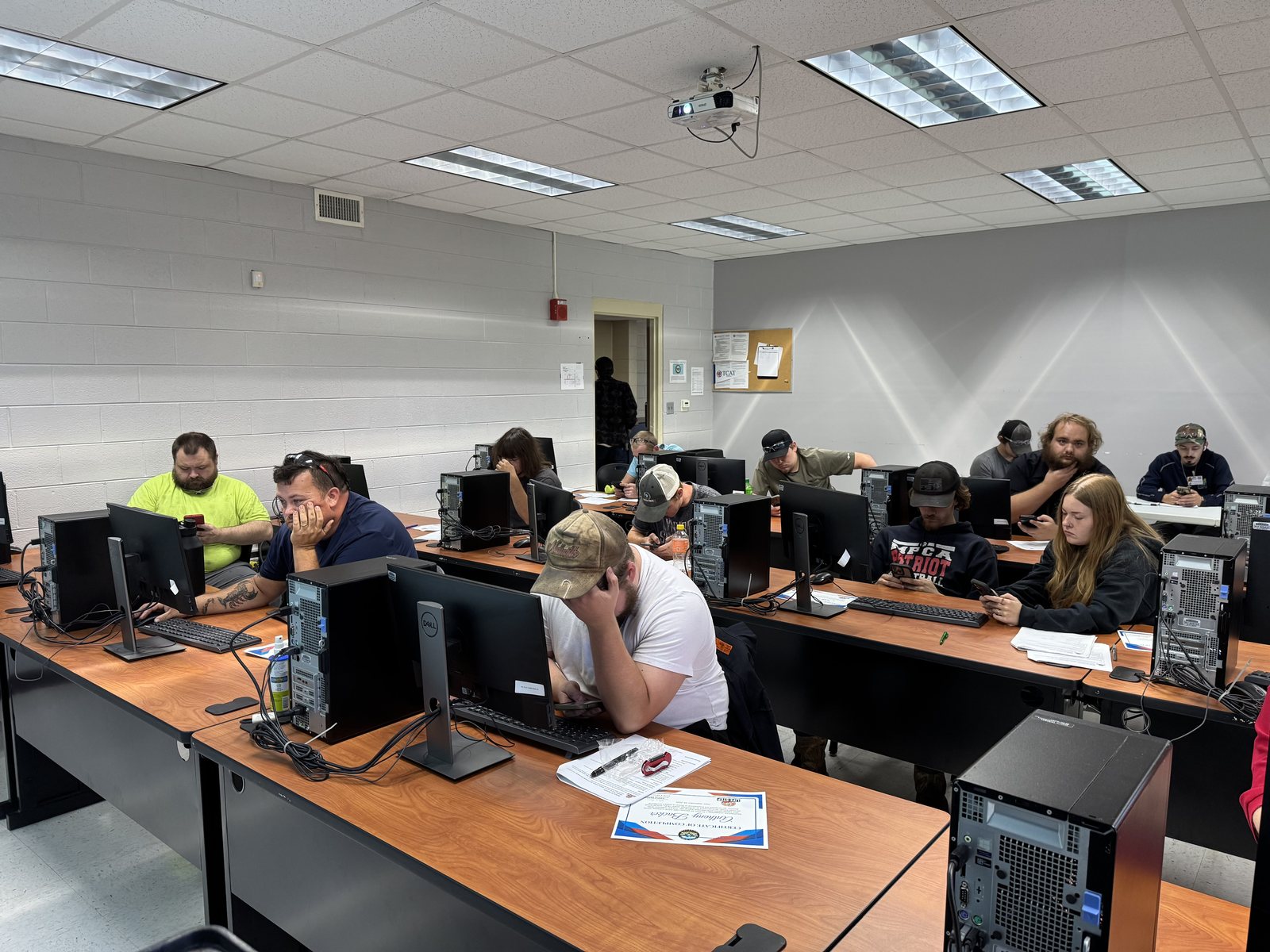 Computer lab equipment supporting community access