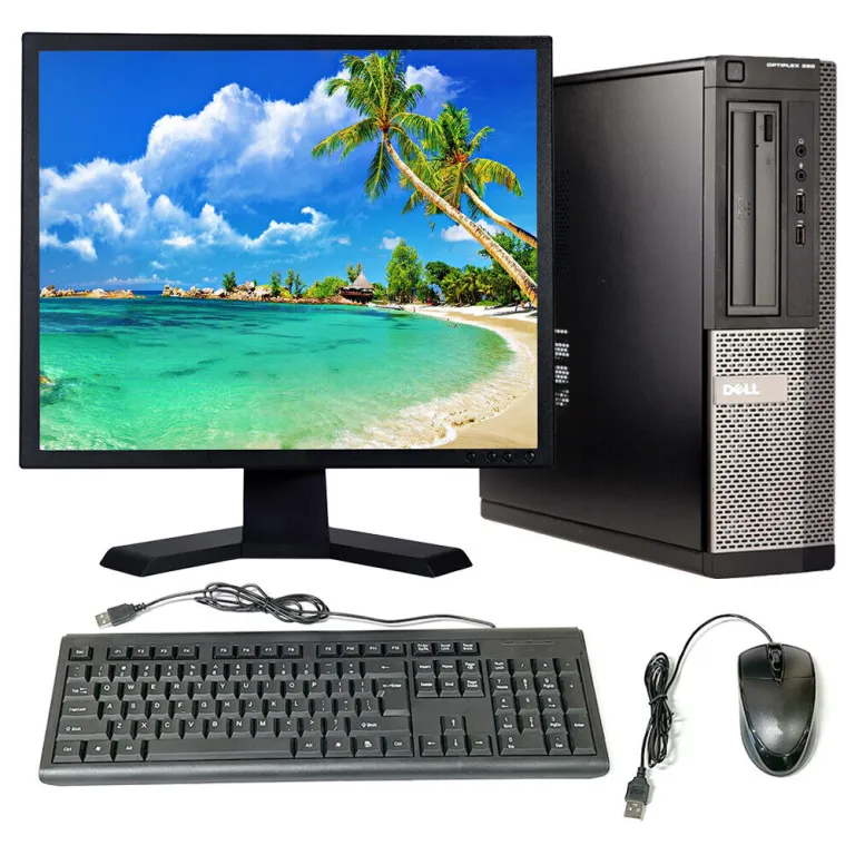 Complete refurbished desktop computer package