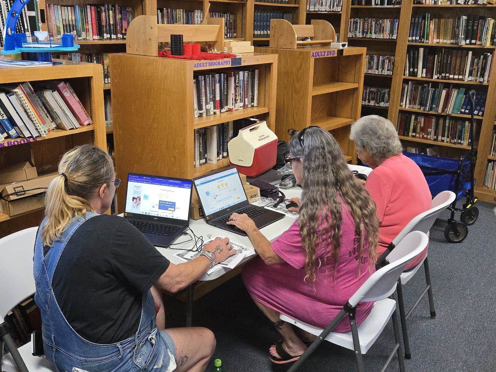 Personalized technology help in a community setting