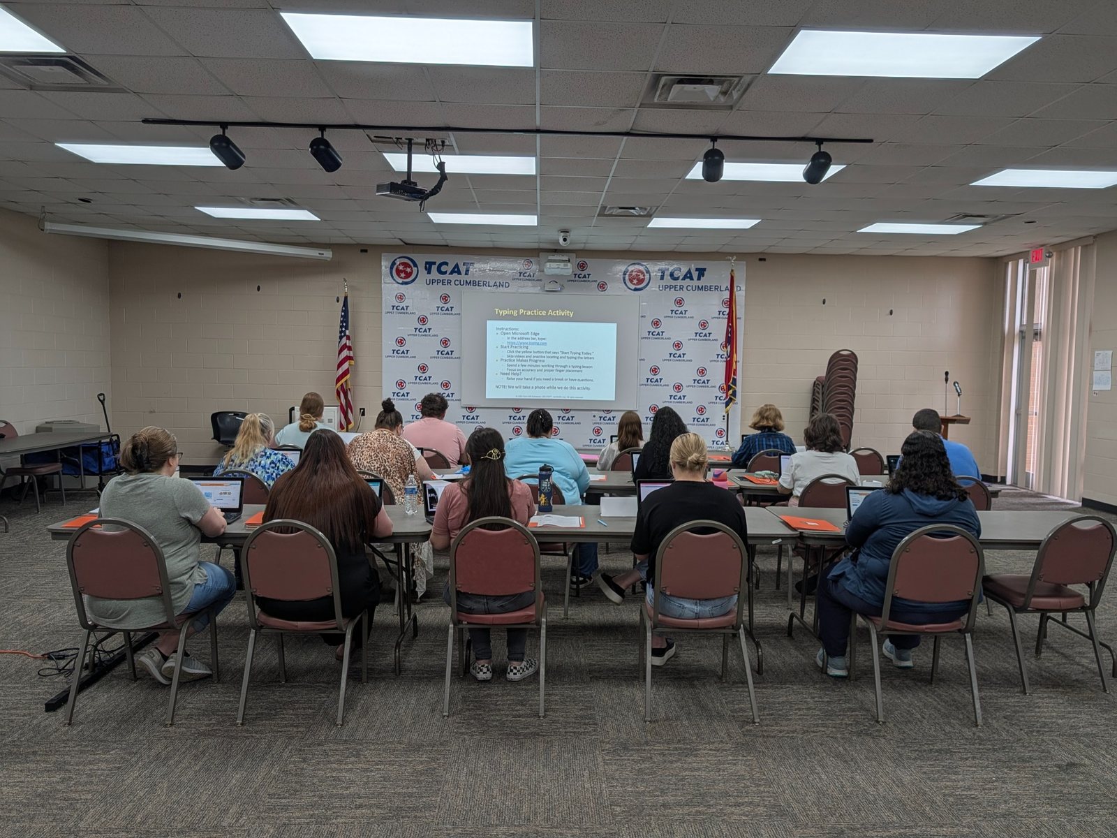Classroom session at a TCAT partner site